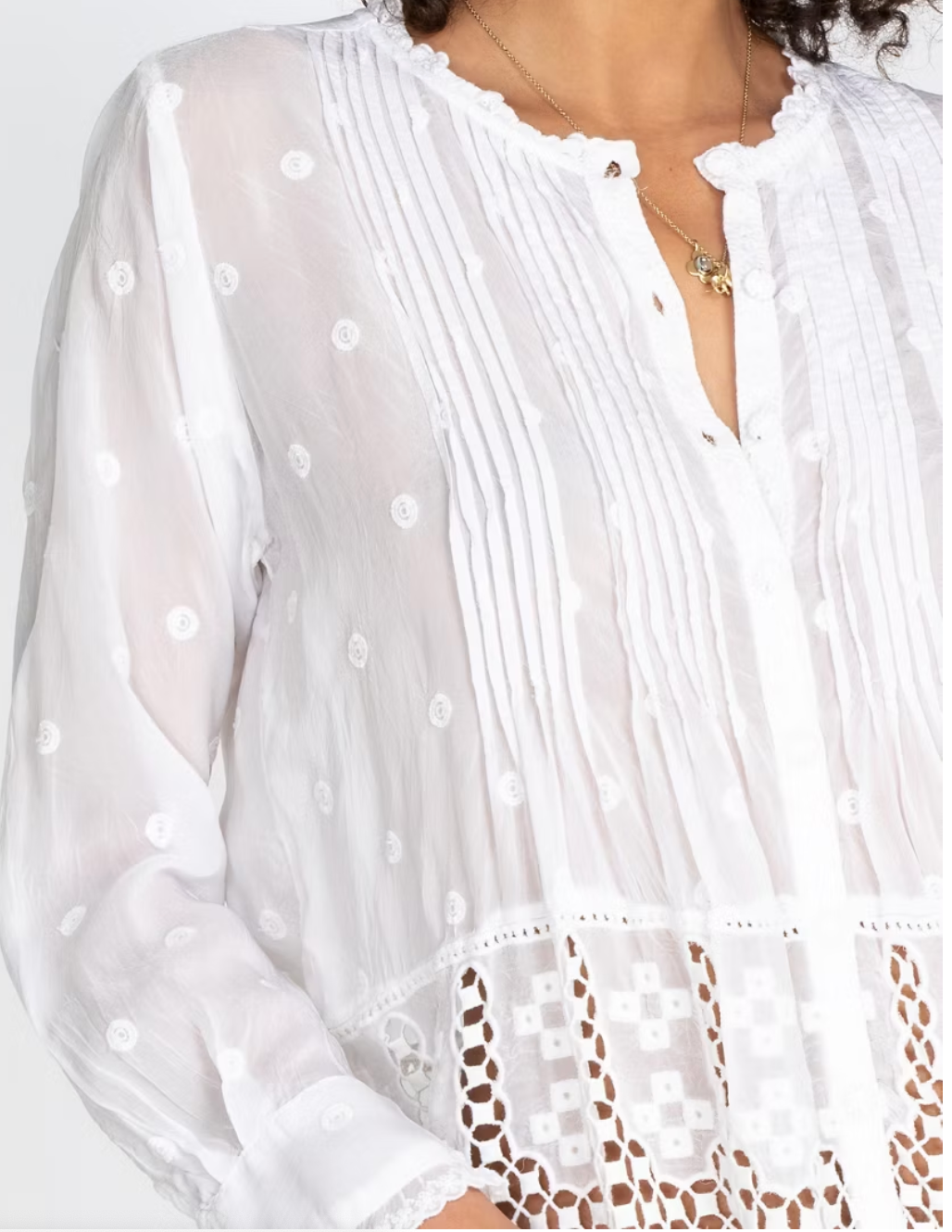 Baez Phaedra Blouse/ JOHNNY WAS