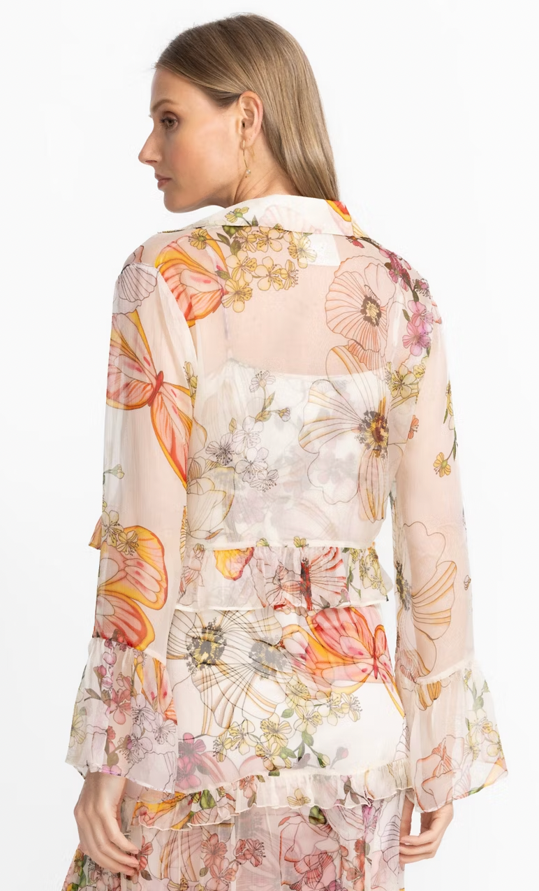 KATRIZ RUFFLE BOLERO KATRIZ RUFFLE BOLERO/ JOHNNY WAS