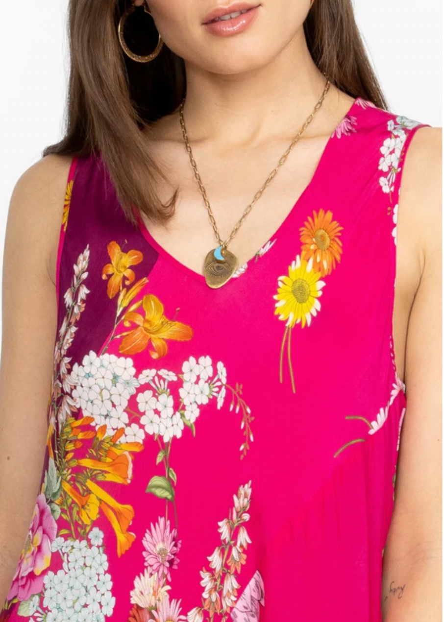 GOLDEN BOUQUET BIAS DRES/ JOHNNY WAS