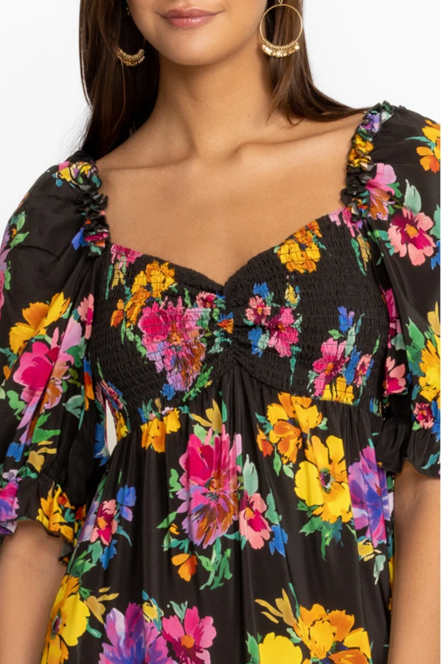 POPPY SILK MAXI DRESS / JOHNNY WAS