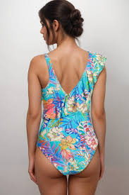 Helena Ruffle Wrap One Piece/ Johnny Was