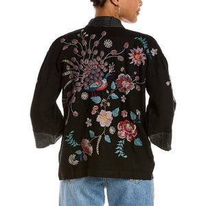 GRACE CROPPED KIMONO / JOHNNY WAS