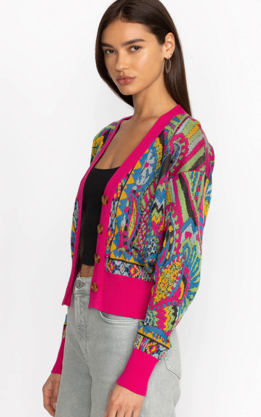 DEMARNE CARDIGAN/ JOHNNY WAS