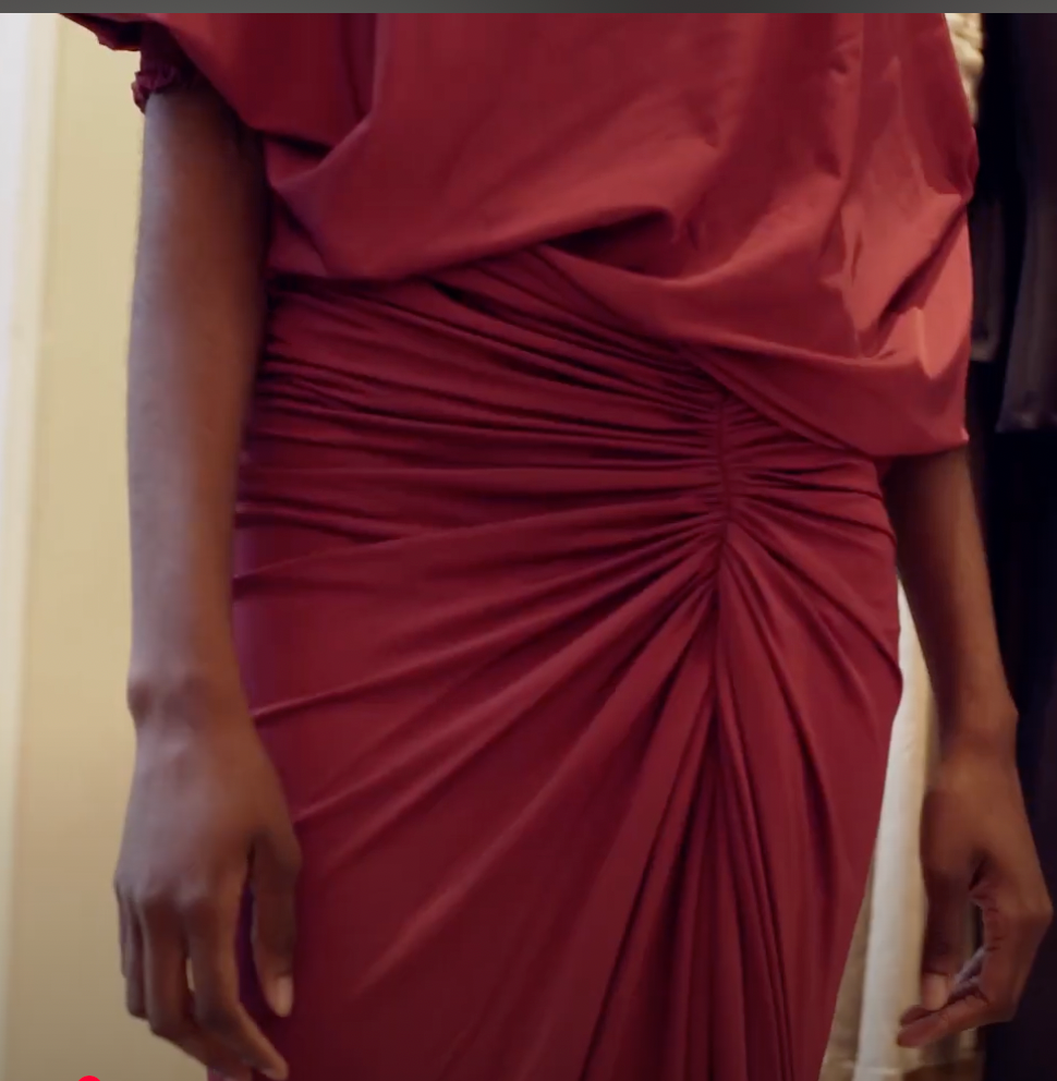 Vestido Monserrate vino/ PADOVA