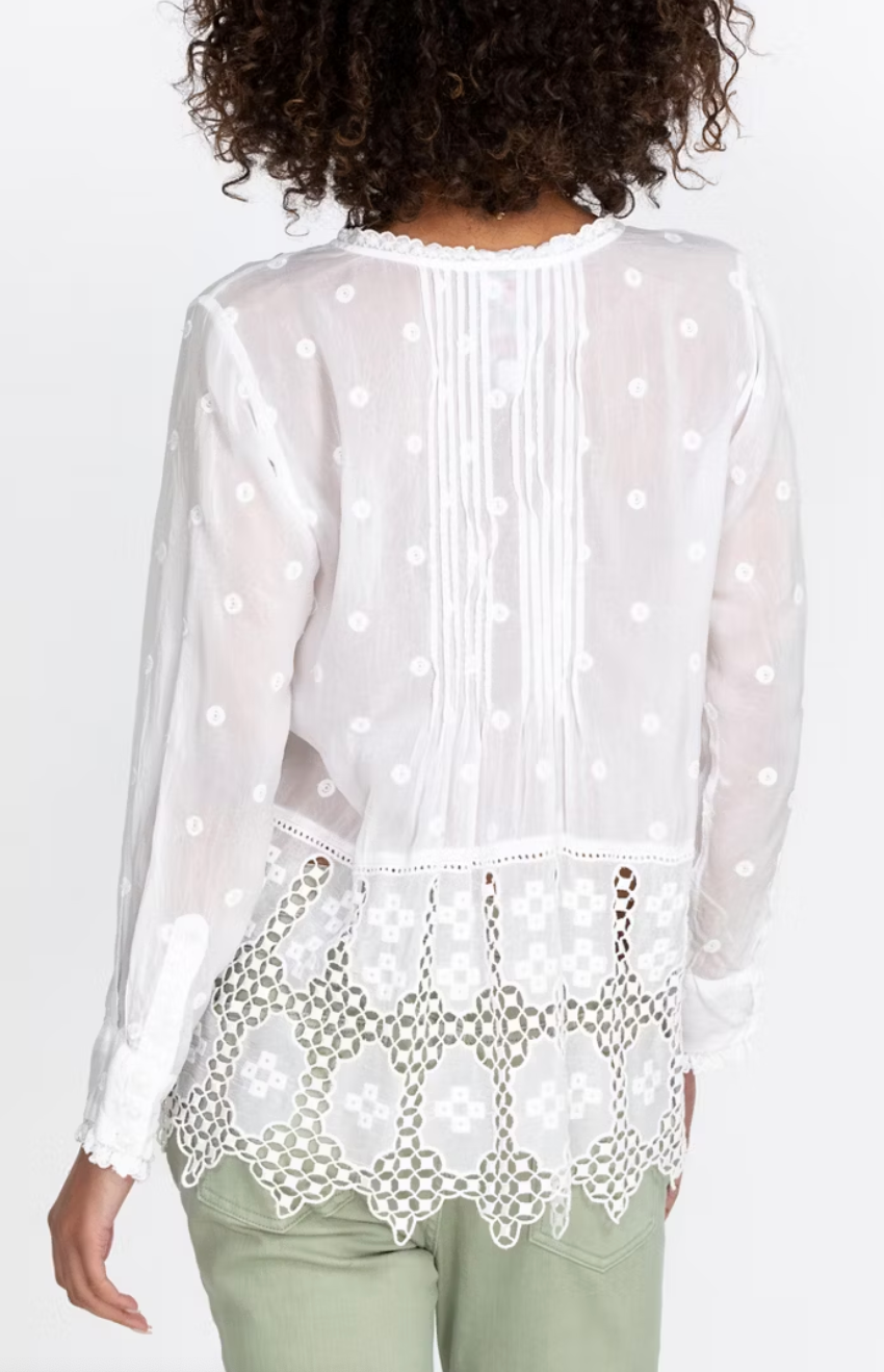 Baez Phaedra Blouse/ JOHNNY WAS