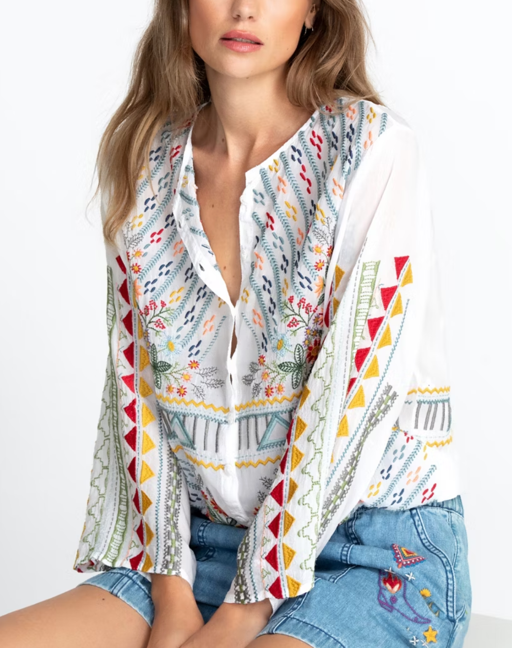 Ezra Blouse/ Johnny Was