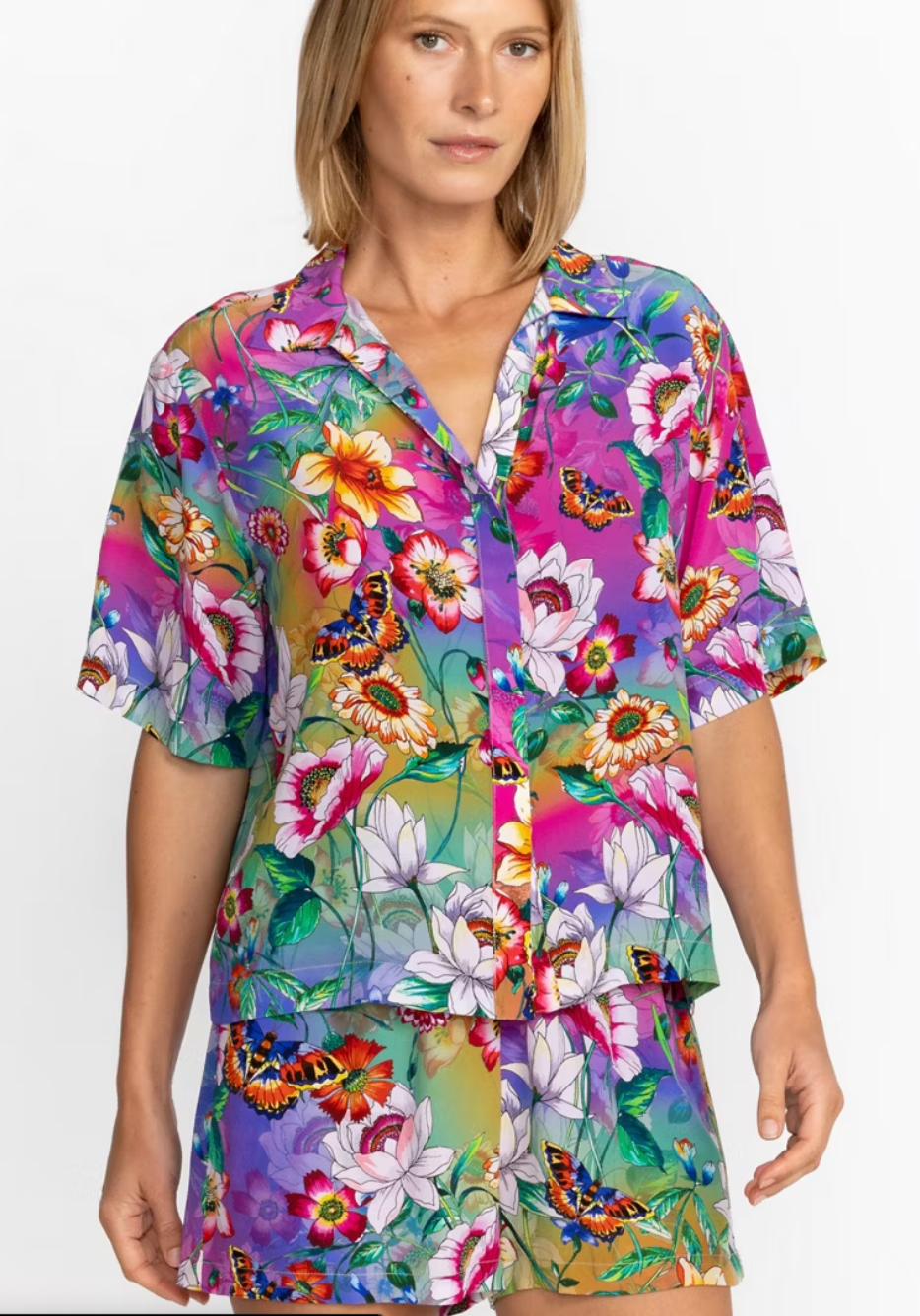  CAROLYN SHORTS SET/ JOHNNY WAS