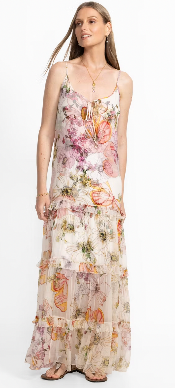 BAILEY TIERED MAXI DRESS/ JOHNNY WAS