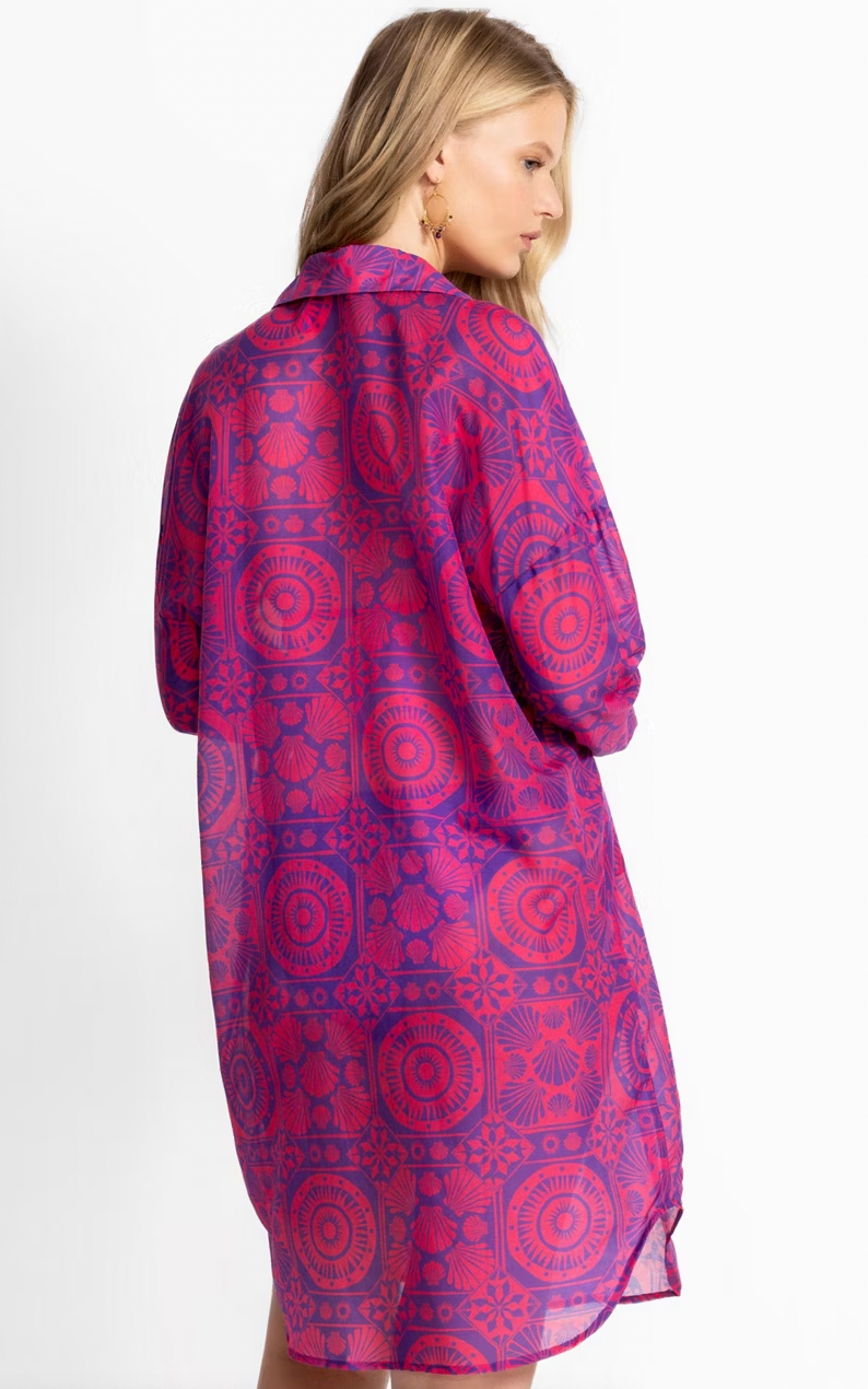 MARYSOL LONG SHIRT DRESS/ JOHNNY WAS