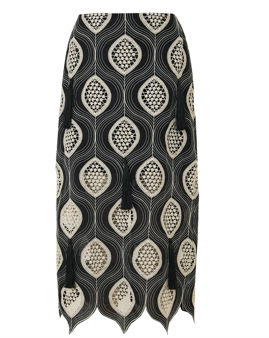 Falda Kira negra/ Padova