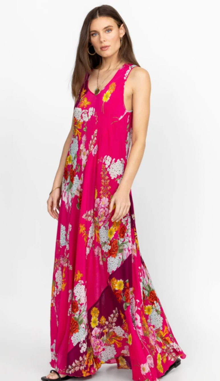 GOLDEN BOUQUET BIAS DRES/ JOHNNY WAS