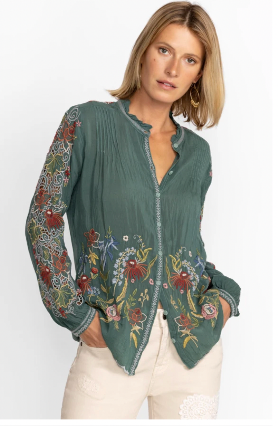 RUELLE BLOUSE / JOHNNY WAS