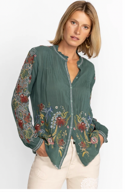 RUELLE BLOUSE / JOHNNY WAS