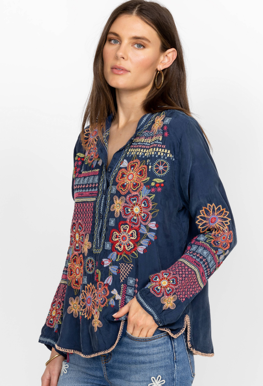 KATIE BLOUSE / JOHNNY WAS