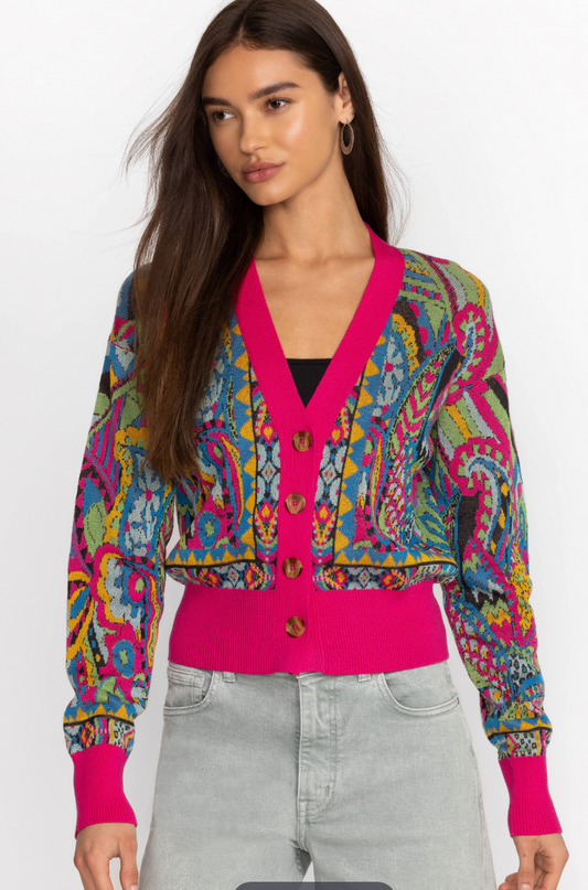 DEMARNE CARDIGAN/ JOHNNY WAS