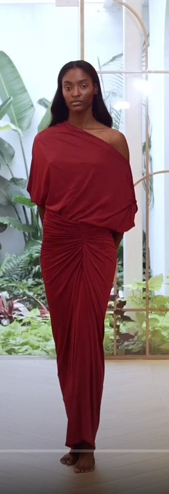 Vestido Monserrate vino/ PADOVA