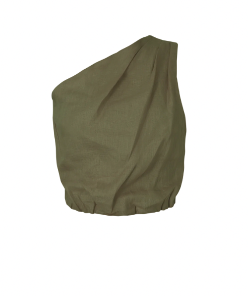 Crop top viola verde oliva/PADOVA