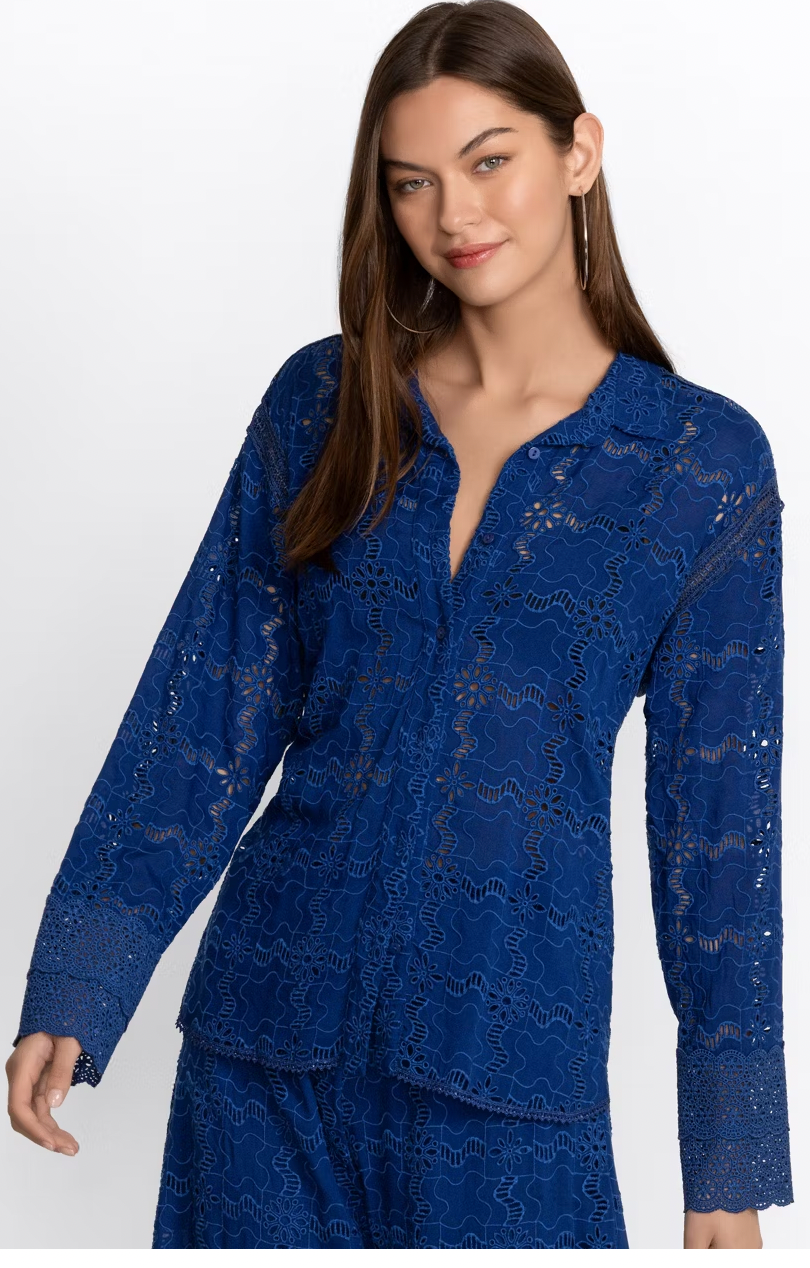 MARINA JOY RAYON SHIRT/ JOHNNY WAS