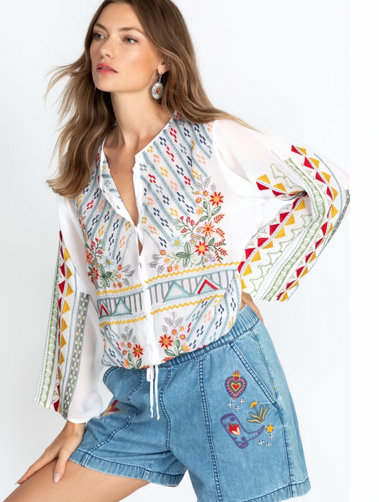 Ezra Blouse/ Johnny Was