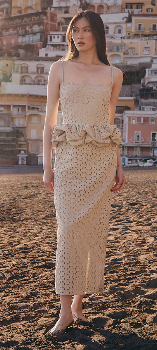 Vestido malfitana sage/ Padova