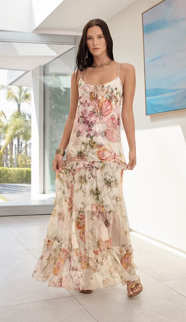 BAILEY TIERED MAXI DRESS/ JOHNNY WAS