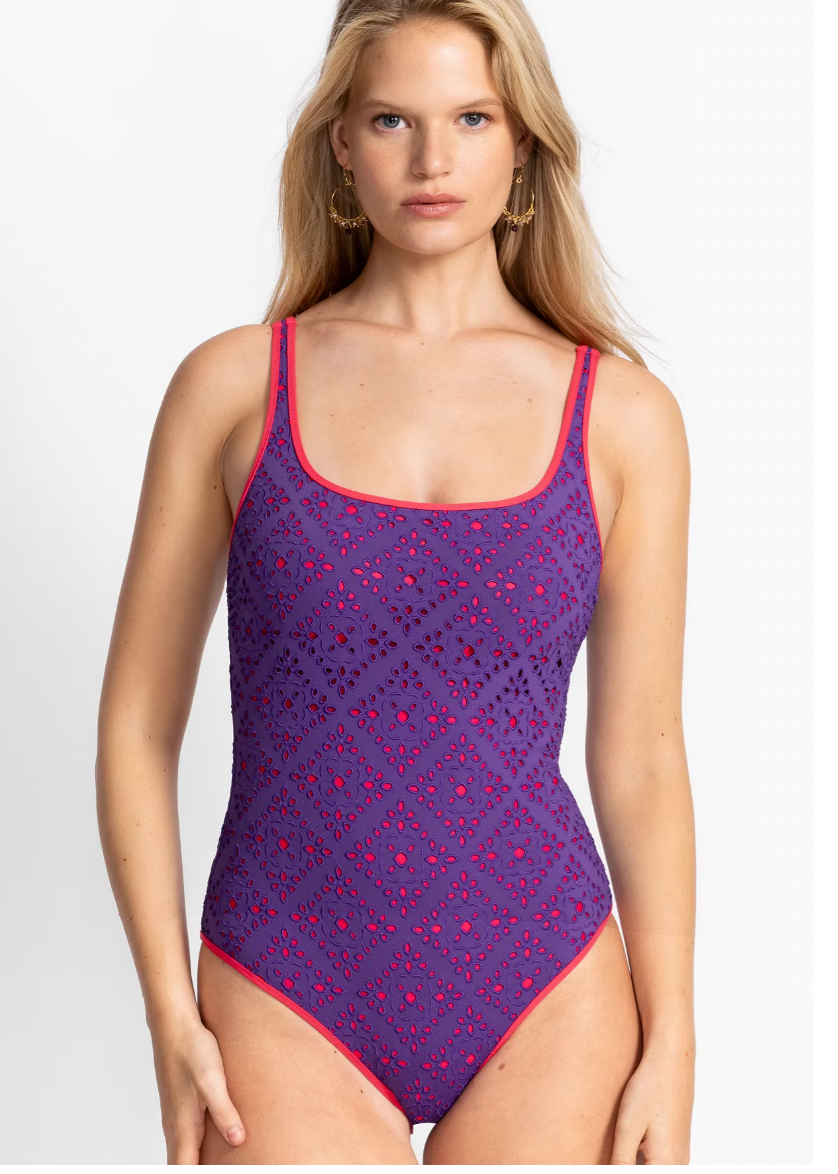 FRISELL EYELET TANK ONE PIECE/ JOHNNY WAS