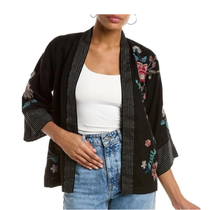 GRACE CROPPED KIMONO / JOHNNY WAS