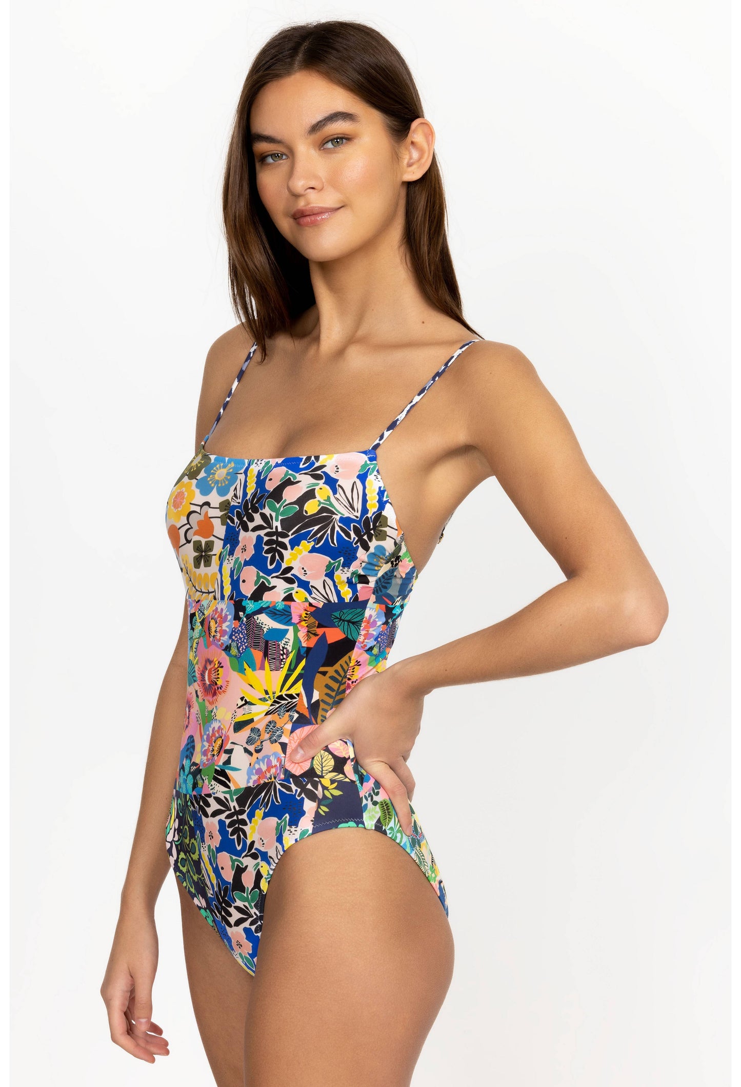 Layla Spaghetti Strap One Piece/ Johnny Was