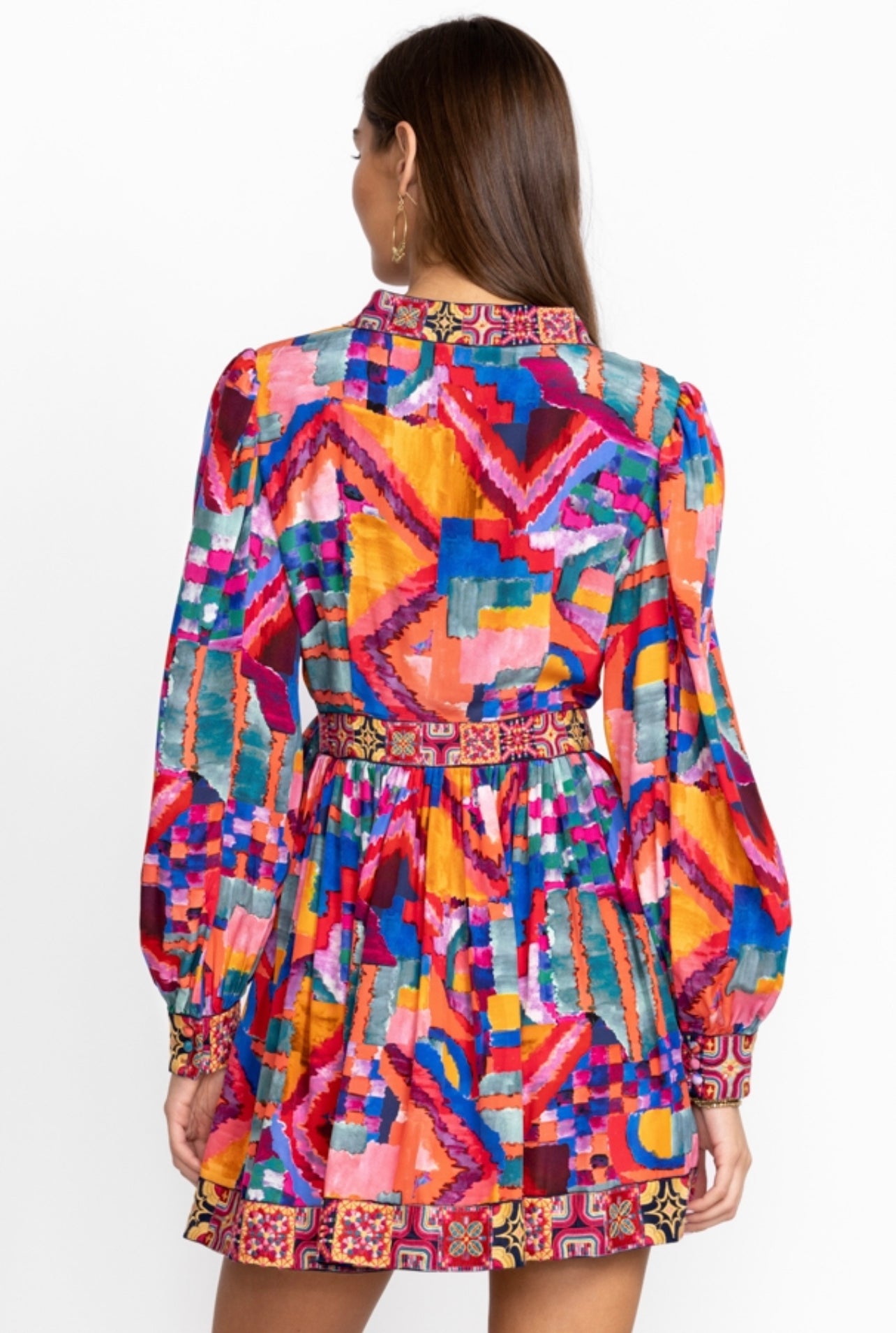 SUMMER DAYDREAM SILK MINI DRESS /JOHNNY WAS