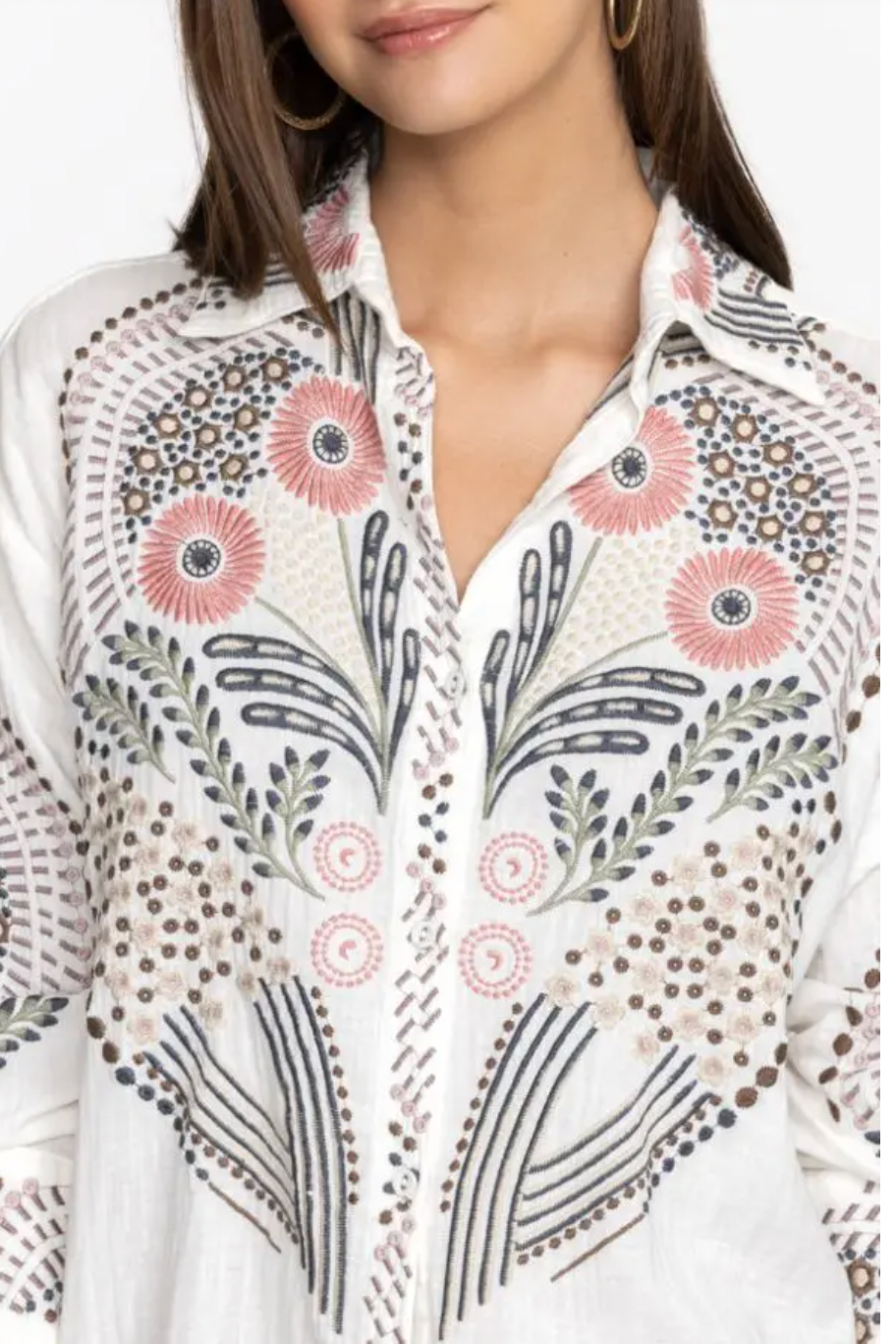 PALLADIUM BLOUSE/ JOHNNY WAS