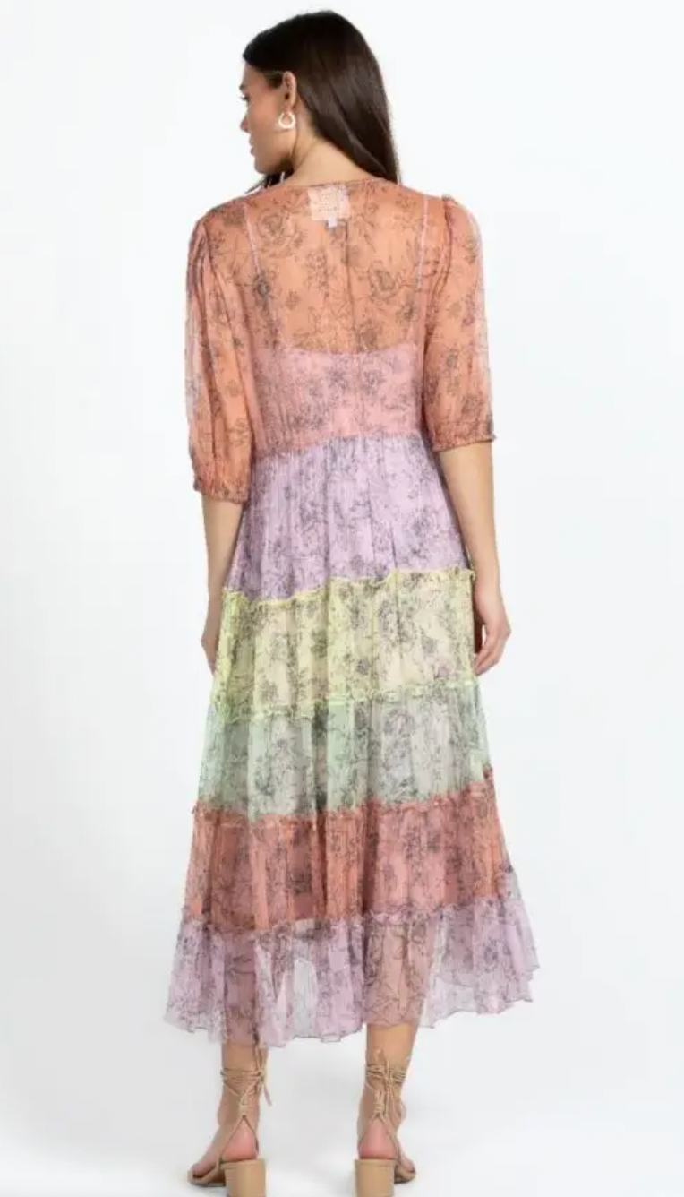 LIZA MIDI DRESS/ JOHNNY WAS